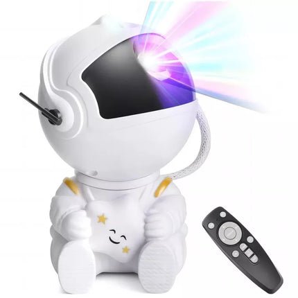 Astronautų projektorius su žvaigždžių LED USB nuotolinio valdymo pulteliu