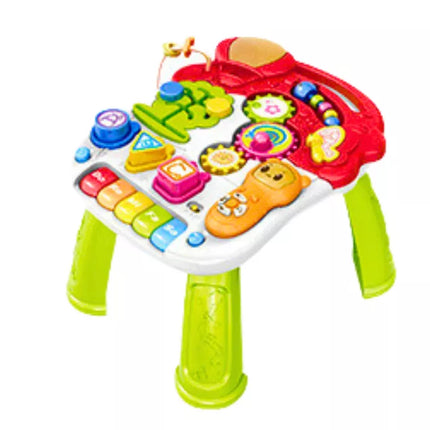 Stumdukas-vaikštukas su edukaciniu staliuku 2in1 Interaktyvus su šviesomis ir garsais