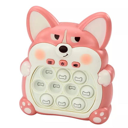 Arkadinio žaidimo konsolė Pop-It Fox 7 žaidimo režimai Rožinė