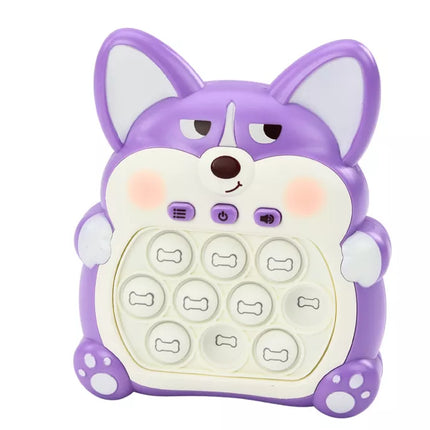 Arkadinė žaidimų konsolė Pop-It Lisek 7 žaidimo režimai, violetinė