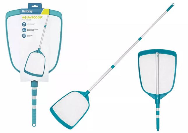 Baseino valymo rinkinys, tinklelis, lazda 163 cm Bestway 58635