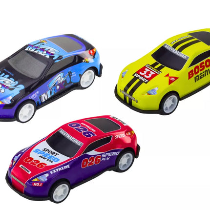 Spyruoklių rinkinys lagamine 50 vnt. Automobiliai