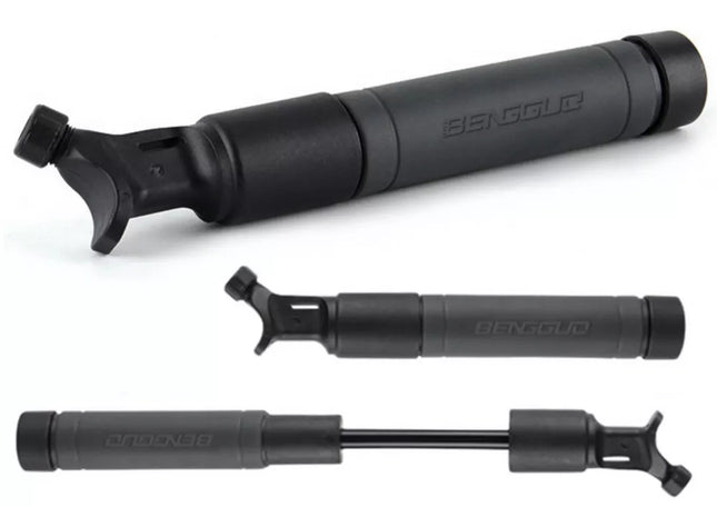 Universali rankinė pompa kamuoliams, čiužiniams pripūsti, 21 cm