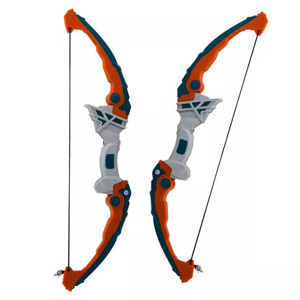 Šaudymo lankas su žaliomis ir oranžinėmis strėlėmis su siurbtukais, 3 vienetai
