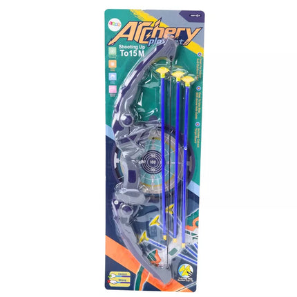 Šaudymo lankas su violetinėmis strėlėmis ir siurbtukais, 3 vnt.