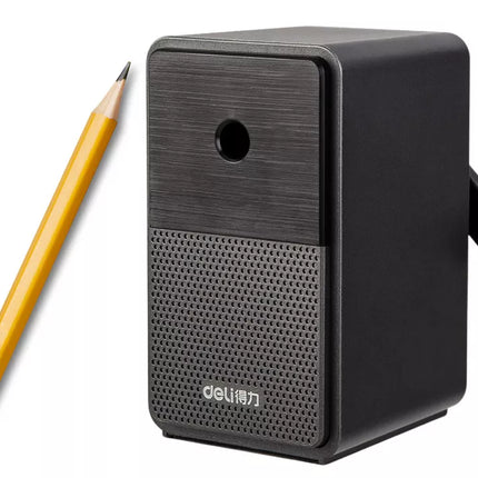 Rankinis drožtukas su konteineriu, ašmenų reguliavimas, juodas