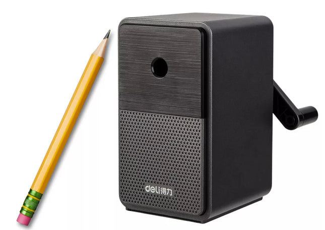 Rankinis drožtukas su konteineriu, ašmenų reguliavimas, juodas