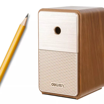 Rankinis drožtukas su konteineriu, ašmenų reguliavimas, rudas