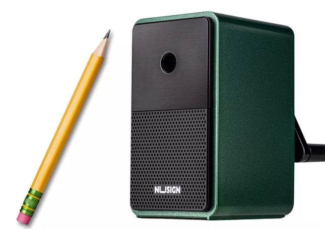 Rankinis drožtukas su konteineriu, reguliuojamas ašmenų aukštis, žalias