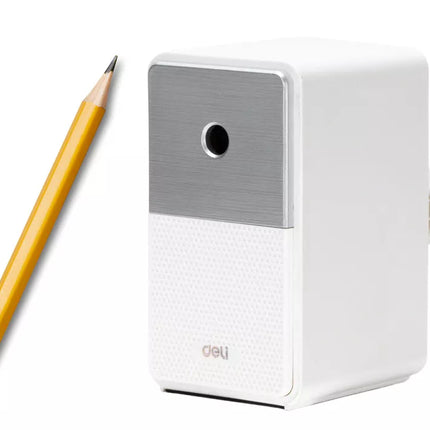 Rankinis drožtukas su konteineriu, ašmenų reguliavimas, baltas