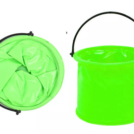 Sulankstomas kibiras, daugiafunkcinis PVC, skirtas vandeniui, žalias