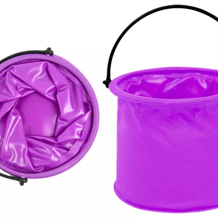 Sulankstomas kibiras, daugiafunkcis PVC, skirtas vandeniui, violetinis
