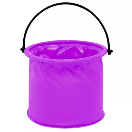 Sulankstomas kibiras, daugiafunkcis PVC, skirtas vandeniui, violetinis