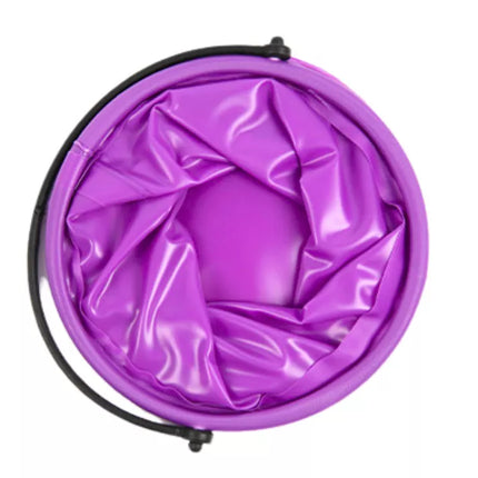 Sulankstomas kibiras, daugiafunkcis PVC, skirtas vandeniui, violetinis