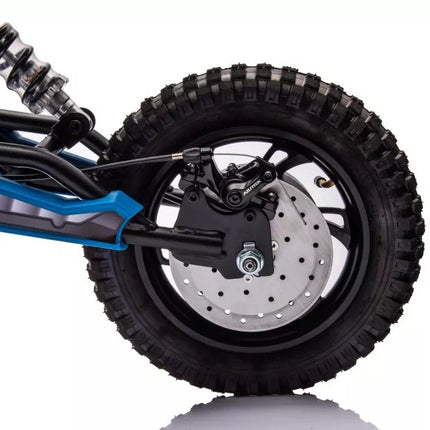 A9901 Mėlynas akumuliatorinis kroso motociklas