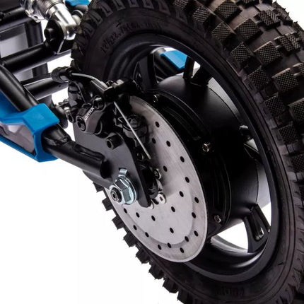 A9901 Mėlynas akumuliatorinis kroso motociklas