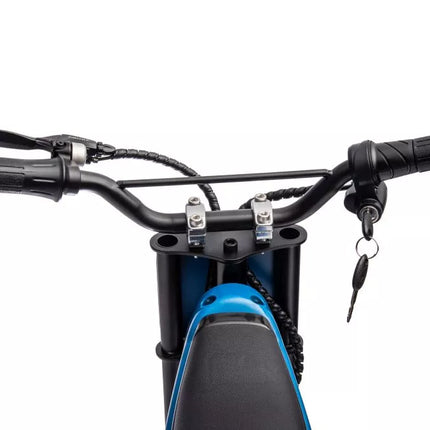 A9901 Mėlynas akumuliatorinis kroso motociklas