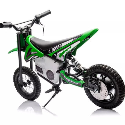 Motokroso motociklas su baterijomis A9901, žalias