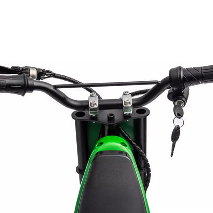 Motokroso motociklas su baterijomis A9901, žalias