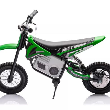 Motokroso motociklas su baterijomis A9901, žalias