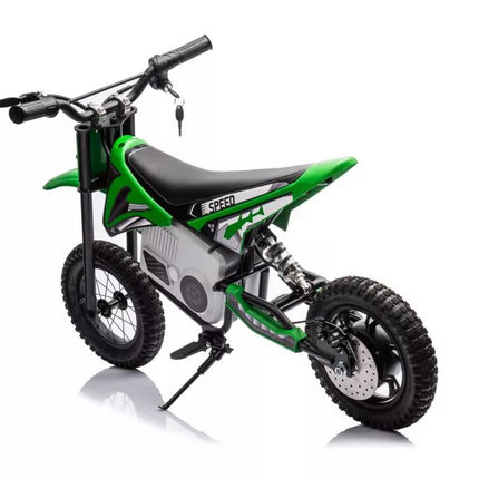 Motokroso motociklas su baterijomis A9901, žalias