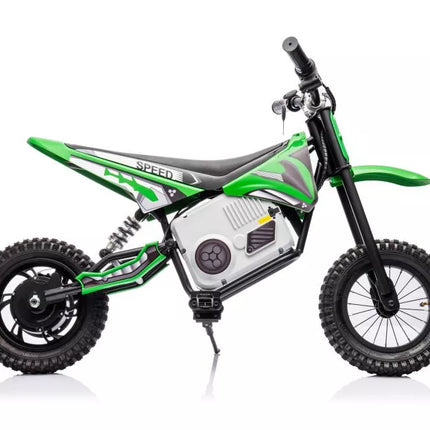 Motokroso motociklas su baterijomis A9901, žalias