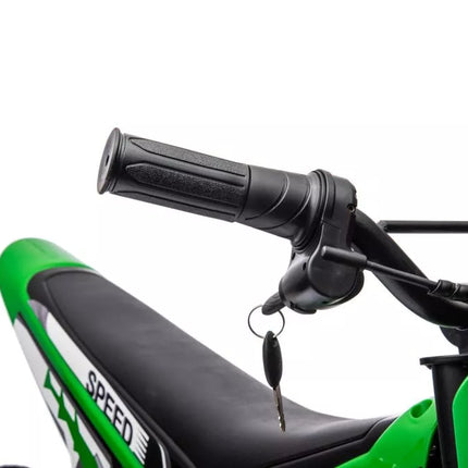 Motokroso motociklas su baterijomis A9901, žalias