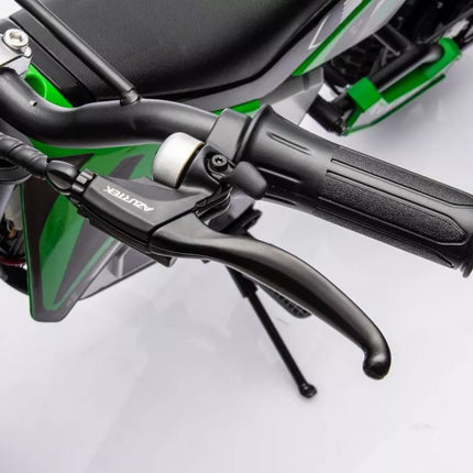 Motokroso motociklas su baterijomis A9901, žalias