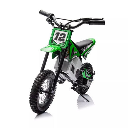 Motokroso motociklas su baterijomis A9901, žalias