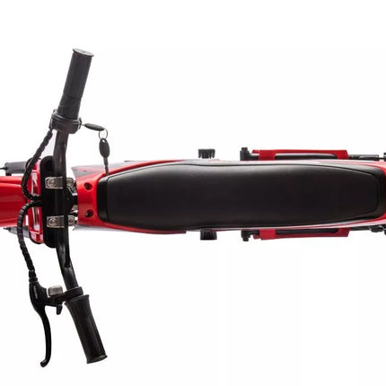 A9901 Raudonas motociklas su baterijomis