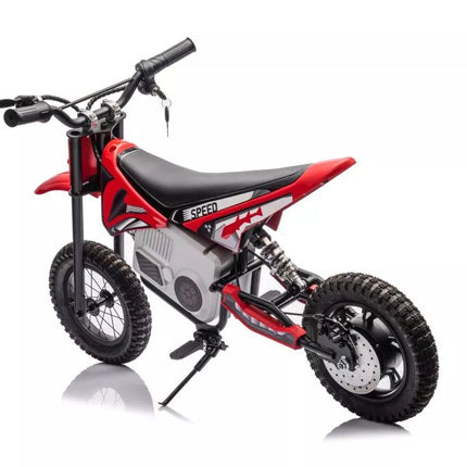 A9901 Raudonas motociklas su baterijomis