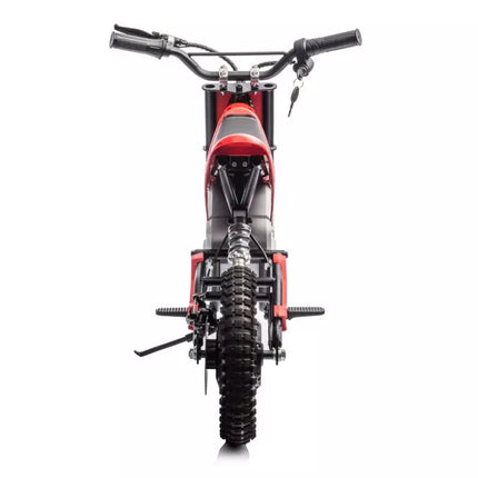 A9901 Raudonas motociklas su baterijomis