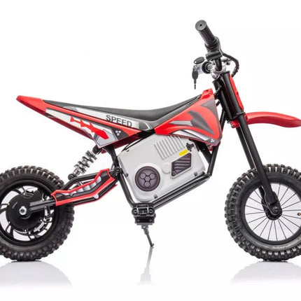 A9901 Raudonas motociklas su baterijomis