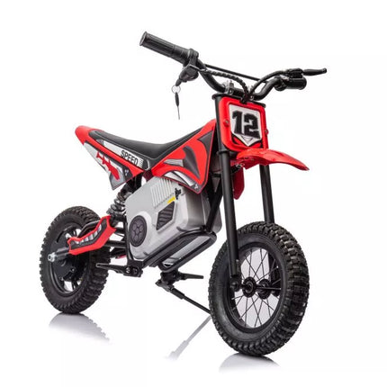 A9901 Raudonas motociklas su baterijomis