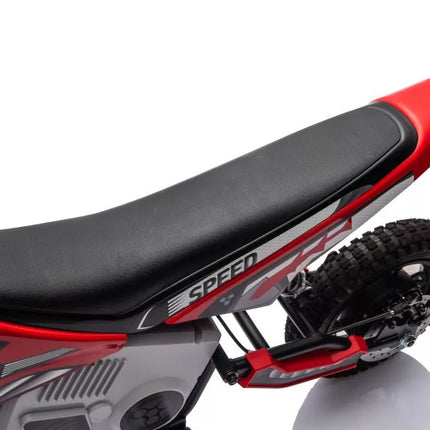 A9901 Raudonas motociklas su baterijomis