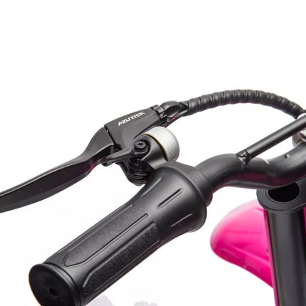 Motokroso motociklas A9901 rožinis, maitinamas baterijomis