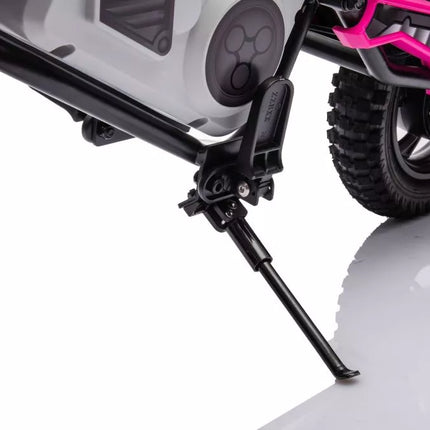 Motokroso motociklas A9901 rožinis, maitinamas baterijomis