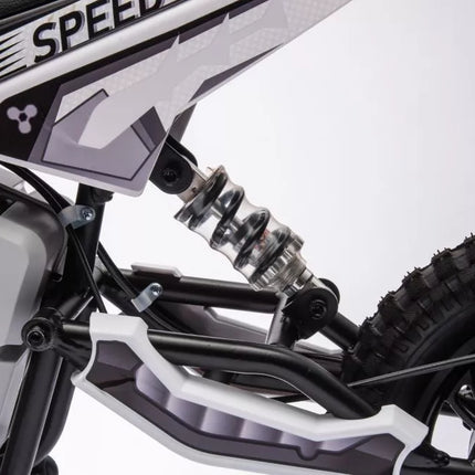 A9901 Baterijomis maitinamas balansinis dviratis, baltas