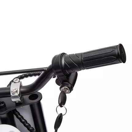 A9901 Baterijomis maitinamas balansinis dviratis, baltas