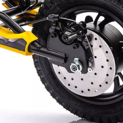 Akumuliatorinis motokroso dviratis A9901, geltonas