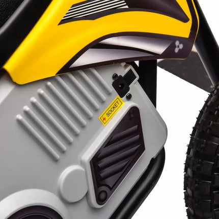 Akumuliatorinis motokroso dviratis A9901, geltonas