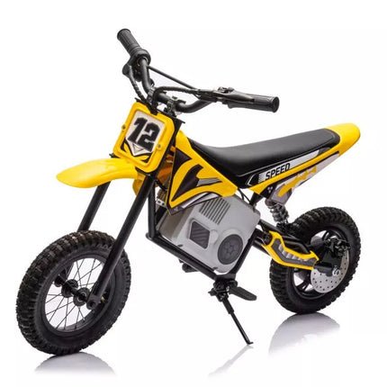 Akumuliatorinis motokroso dviratis A9901, geltonas