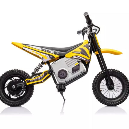 Akumuliatorinis motokroso dviratis A9901, geltonas