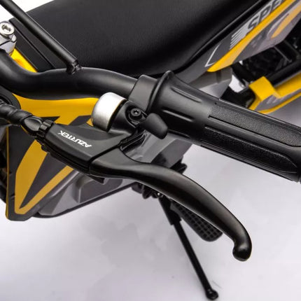 Akumuliatorinis motokroso dviratis A9901, geltonas