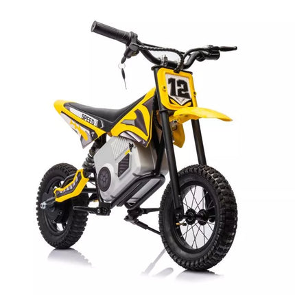 Akumuliatorinis motokroso dviratis A9901, geltonas