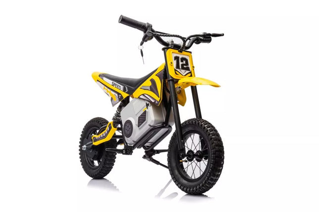 Akumuliatorinis motokroso dviratis A9901, geltonas