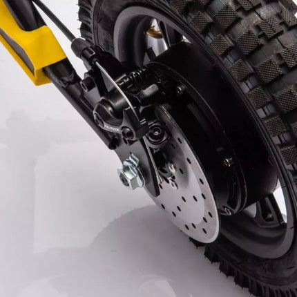 Akumuliatorinis motokroso dviratis A9901, geltonas