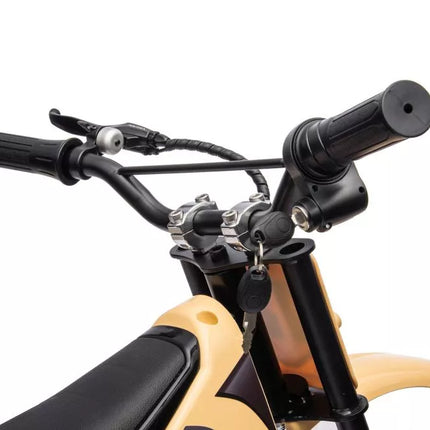 Motokroso motociklas su baterijomis A9901, chaki spalvos