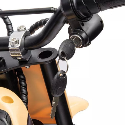 Motokroso motociklas su baterijomis A9901, chaki spalvos