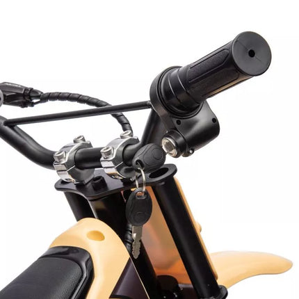 Motokroso motociklas su baterijomis A9901, chaki spalvos